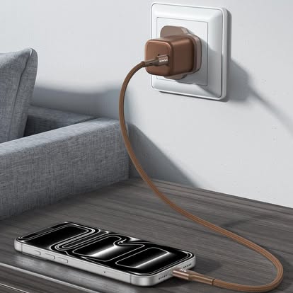 Compact Wall Charger with Cable